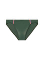 Front cutout view of HO khaki green  Swim Micro Briefs