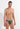 Front view of a men model wearing HO khaki green  Swim Micro Briefs