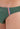Close-up view of a men model wearing HO khaki green  Swim Micro Briefs