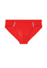 Front cutout view of HO red  Swim Mini Briefs