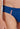 Close-up view of a men model wearing HO navy  Swim Mini Briefs