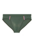 Front cutout view of HO khaki green  Swim Mini Briefs