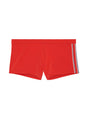 Front cutout view of HO red  Swim Shorts