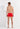 General view of a men model wearing HO red  Swim Shorts