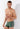 Front view of a men model wearing HO khaki green  Swim Shorts