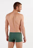 Back view of a men model wearing HO khaki green  Swim Shorts