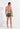 General view of a men model wearing HO khaki green  Swim Shorts