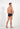 General view of a men model wearing HO black/black print cotton Mini Briefs HO1 2p