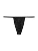 Back cutout view of HO black  G-String