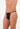 General view of a men model wearing HO black  G-String