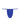Back cutout view of HO blue  G-String