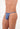 General view of a men model wearing HO midblue  G-String