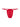 Front cutout view of HO red  G-String