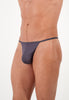 General view of a men model wearing HO anthrazit  G-String