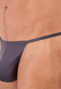 Close-up view of a men model wearing HO anthrazit  G-String