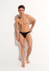 General view of a men model wearing HO black  Micro Briefs