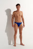 General view of a men model wearing HO blue  Micro Briefs