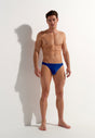 General view of a men model wearing HO blue  Micro Briefs
