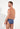Back view of a men model wearing HO midblue  Micro Briefs