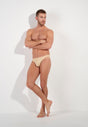 Full-body view of a men model wearing HO skin  Micro Briefs