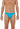 Front view of a men model wearing HO turquoise  Micro Briefs