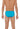 Back view of a men model wearing HO turquoise  Micro Briefs
