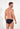 Back view of a men model wearing HO navy  Micro Briefs