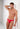 Front view of a men model wearing HO red  Micro Briefs