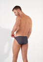 Back view of a men model wearing HO anthrazit  Micro Briefs
