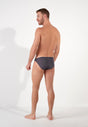 General view of a men model wearing HO anthrazit  Micro Briefs