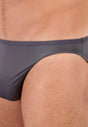 Close-up view of a men model wearing HO anthrazit  Micro Briefs