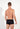Back view of a men model wearing HO black  Trunk