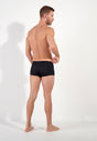 General view of a men model wearing HO black  Trunk