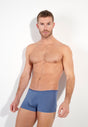 Front view of a men model wearing HO midblue  Trunk