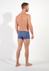 General view of a men model wearing HO midblue  Trunk