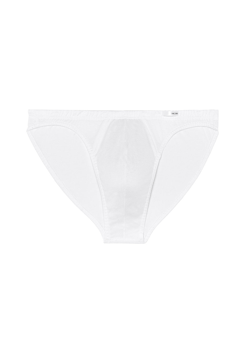 Front cutout view of HO white cotton Comfort Micro Briefs