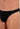 Close-up view of a men model wearing HO black cotton Comfort Micro Briefs