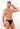 Front view of a men model wearing HO navy cotton Comfort Micro Briefs
