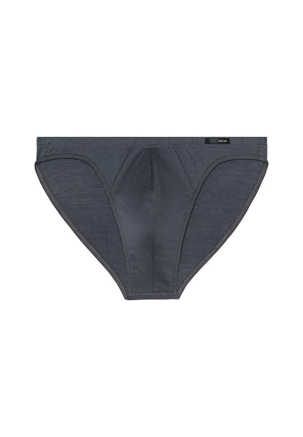 Front cutout view of HO grey cotton Comfort Micro Briefs