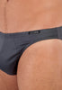 Close-up view of a men model wearing HO grey cotton Comfort Micro Briefs