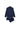 Front cutout view of HO navy cotton Long Sleepwear