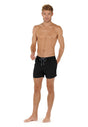 Full-body view of a men model wearing HO black  Beach Boxer