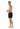 General view of a men model wearing HO black  Beach Boxer