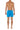 General view of a men model wearing HO turquoise  Beach Boxer
