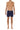 General view of a men model wearing HO navy  Beach Boxer