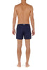 General view of a men model wearing HO navy  Beach Boxer