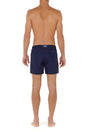General view of a men model wearing HO navy  Beach Boxer