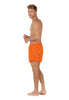 General view of a men model wearing HO orange  Beach Boxer
