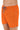 Close-up view of a men model wearing HO orange  Beach Boxer