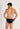 Back view of a men model wearing HO black  Swim Micro Briefs